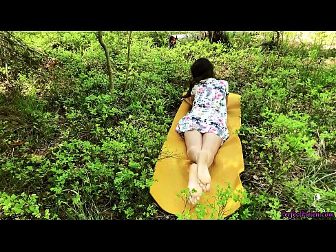 ❤️ 陌生人在Tinder上自慰我的阴部，并在树林里热情地做爱 ❤ Anal porn